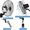 Simple Deluxe 18 inch Wall-Mount Fanï¼Œ Pro Version with remote Control, 2-pack, 2PK HIFANXWALLMOUNTPRO18RCX2 - alternate 12